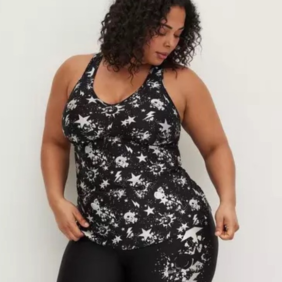 Torrid Wireless Racerback Tankini Top - Picture 2 of 7